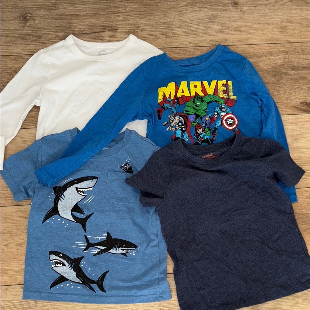 Marvel Blue Kids Long Sleeve Shirt